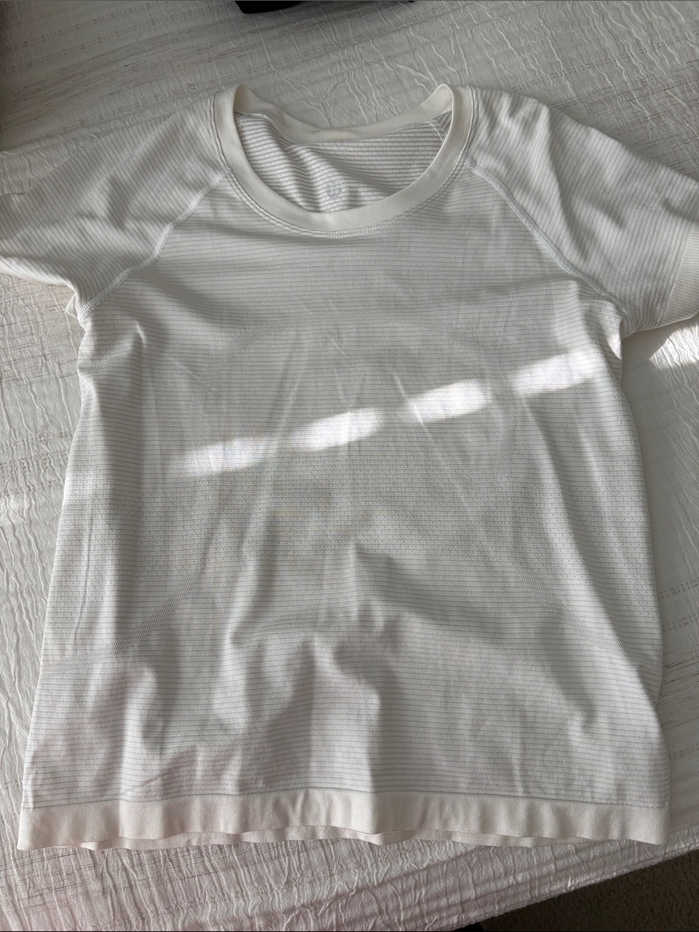 lululemon athletica swiftly White Short Sleeve Tech Tee